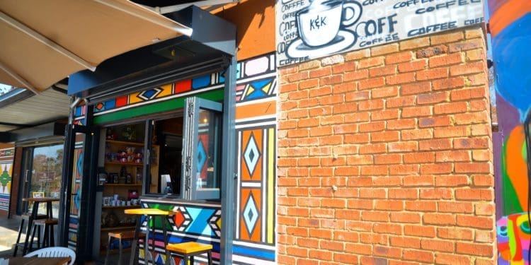 Vilakazi Espresso's Trevor Leso said that their brand represents black excellency. Picture by Tebogo Mokwena