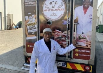 Wally Ledwaba, the man behind the Basadi Programme to sell meat in the townships. Picture by Mukurukuru Media.