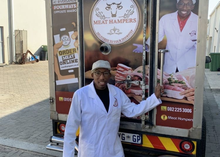 Wally Ledwaba, the man behind the Basadi Programme to sell meat in the townships. Picture by Mukurukuru Media.