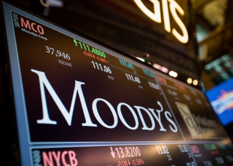 Credit rating agency Moody. Picture : Supplied.