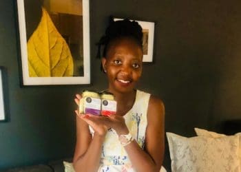 Vhongani Shumba who makes and sells her flavoured butters. Picture : Supplied.