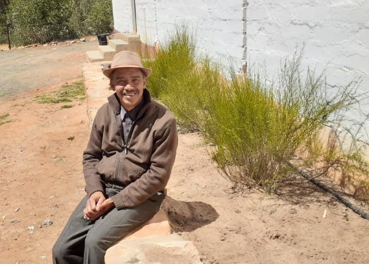 A smallholder farmer Barend Salomo is making inroads in farming Rooibos. Picture by: Mukurukuru Media.