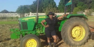 Nandi Mkwanazi who runs Nanloy Organic Farm. Photo : Supplied