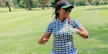 Innocentia Motau owner of Itu Golf Wear brand.