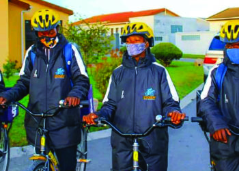 The bikes that are being used by Cloudy Deliveries