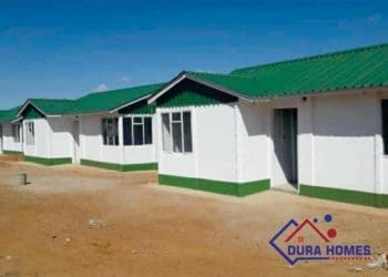 Some of the low cost houses built by Manex Magadzire