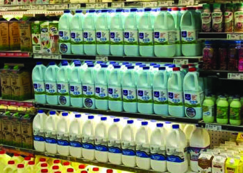 Milk produced by Nkosana Mtimkulu and his father, Stephen