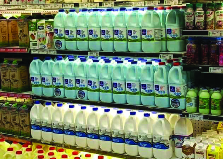 Milk produced by Nkosana Mtimkulu and his father, Stephen