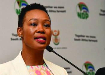 Small Business Development Minister Stella Ndabeni-Abrahams