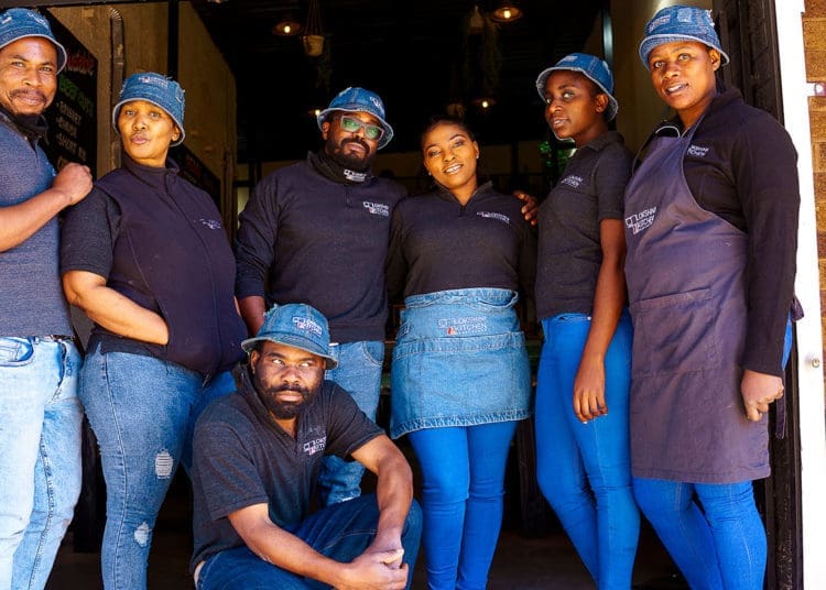 The workers of Lokshini Kitchen Braai Shack