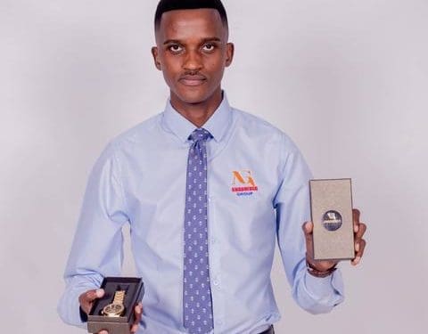 Zamani Bhengu showcasing his AmaBhengu Fashion watch