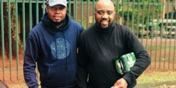 Percy Ngobeli and partner, Makana Mandiwana