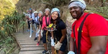 One of the adventurous trips organised by Afrika Mdombola