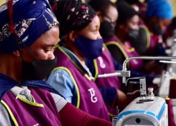 Community of Msinga at their factory