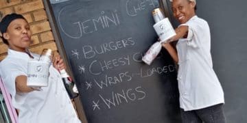 Professional chefs Masego Molebatsi and Zethu Ditlhake