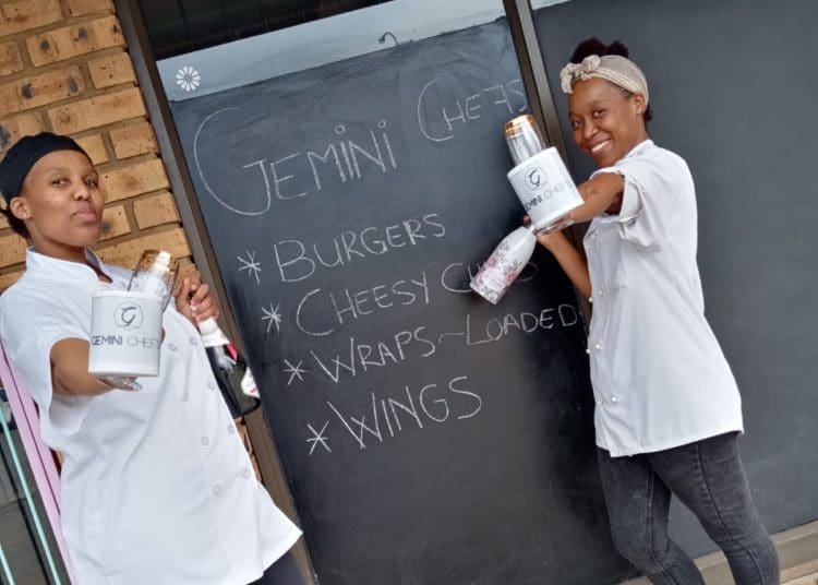 Professional chefs Masego Molebatsi and Zethu Ditlhake