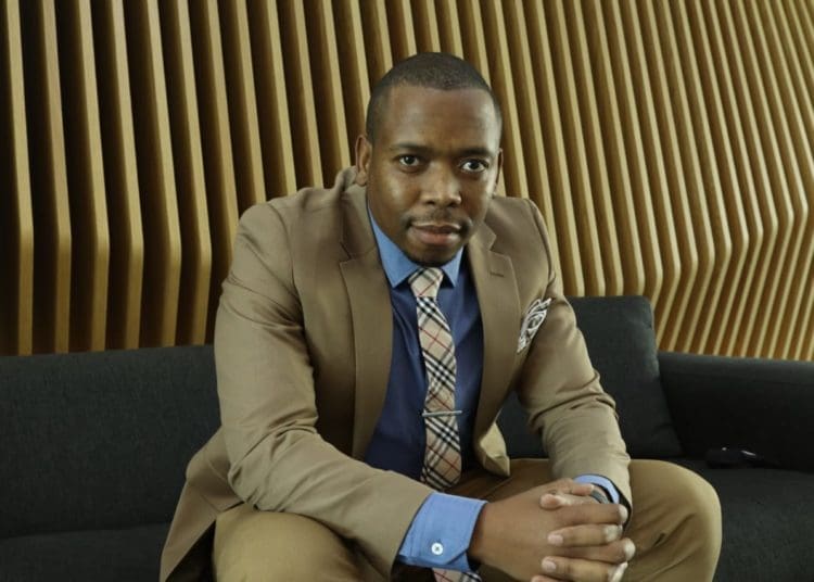 Thapelo Chalatsi who manufactures hair products