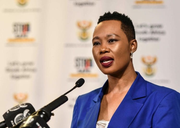 Small Business Development Minister Stella Ndabeni-Abrahams