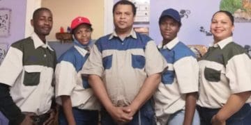 Anver Temm and his team