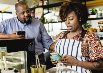 Cake cafe small business owners