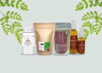 Products produced through moringa plant