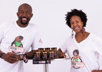 Tshepiso Manyoha and Boikano Sekoane, the owners of Chuck Chilli