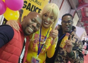 Businessman and owner of Tony Atchar, Tony Mepa and his marketing team