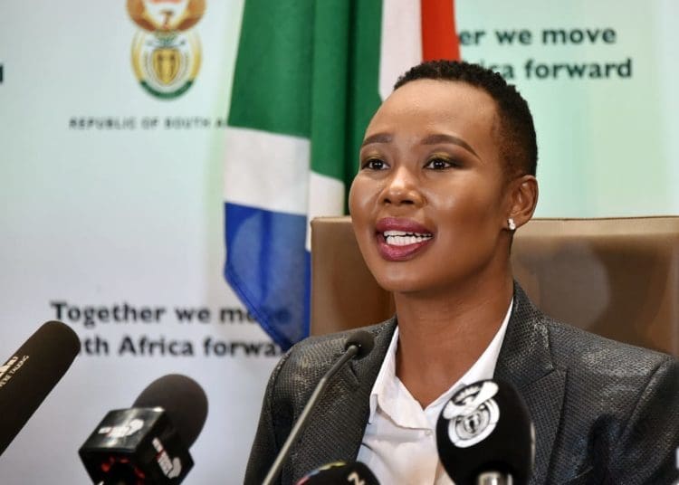 Small Business Development Minister Stella Ndabeni-Abrahams