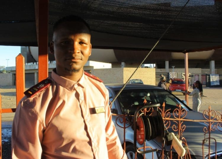 Lucky ‘Shakes' Nciya who is a nurse and run a car wash