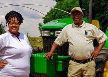 Subsistence farmer Lerato Senakhomo