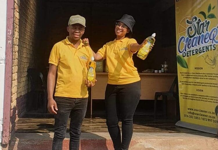 Dikeledi Bokaba and her husband Mpho