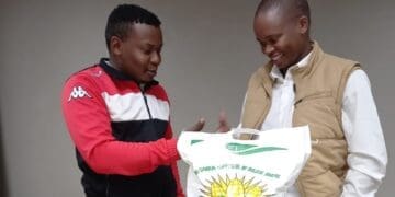 Onkabetse Mokgweetsi and his cousin, Tshepiso Jantjies, who founded Kgora  Brands