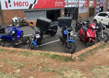 Motor bike shop owned Piet Semusa