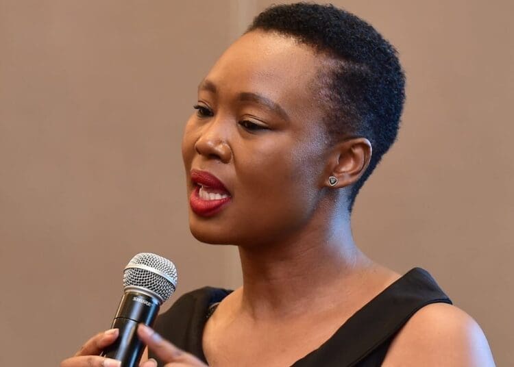 Small Business Development Minister Stella Ndabeni-Abrahams