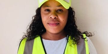 Thandolwethu Malindi, who is a solar panel installer and owner MMM Solar Energy SA