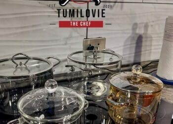 Boitumelo Mokokosi-Lehave sells Tumielovie the Chef pots and uses them when she cooks as well.