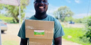 Tondani Sikhau who runs a logistics company