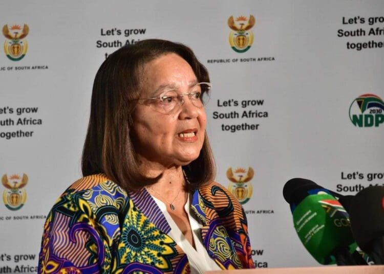 Tourism Minister Patricia de Lille