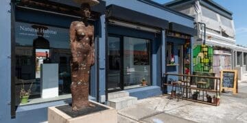 Display at art gallery 16 on Lerotholi