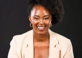 Refilwe Xaba who manufatures hair products for natural hair