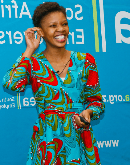 Zanele Njapha, who is the CEO of the UNLearners