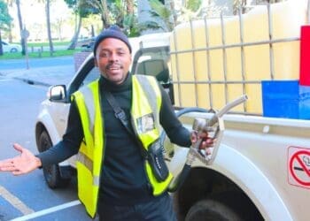 Sphiwe Sishi who runs Abbenotha Diesel Supply