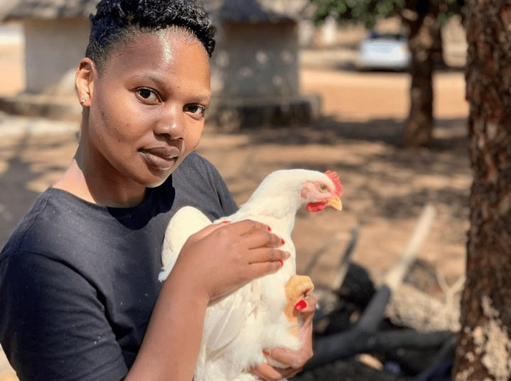 Poultry farmer Ntsako Shipalana