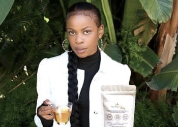 Zanda Isaacs who manufactures her own tea