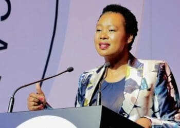 Small Business Development Minister Stella Ndabeni-Abrahams.