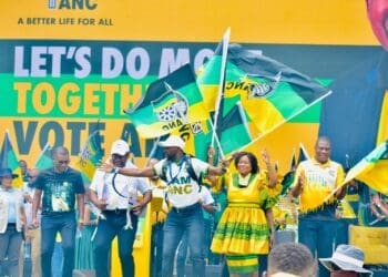 ANC leaders during the party's manifesto launch