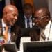 Reserve Bank Governor Lesetja Kganyago with finance minister Enoch Godongwana Picture : Reserve Bank