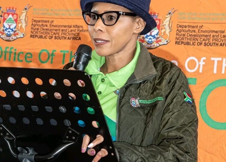 Mase Manopole, MEC of Agriculture Enviromental Affars, Rural Development and Land Reform in Northern Cape