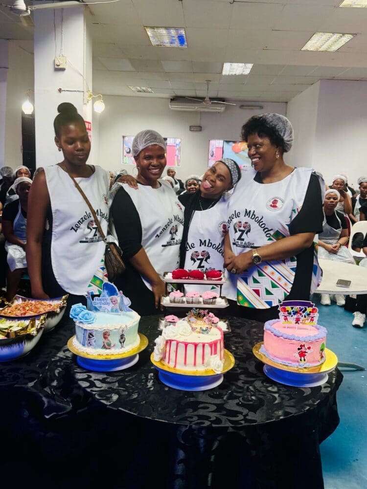 Women attending  Zenzele Baking Academy workshop