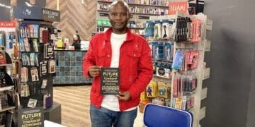 Tiisetso Maloma during the signing of his book -Future of Township Economies - at Fourways Mall
